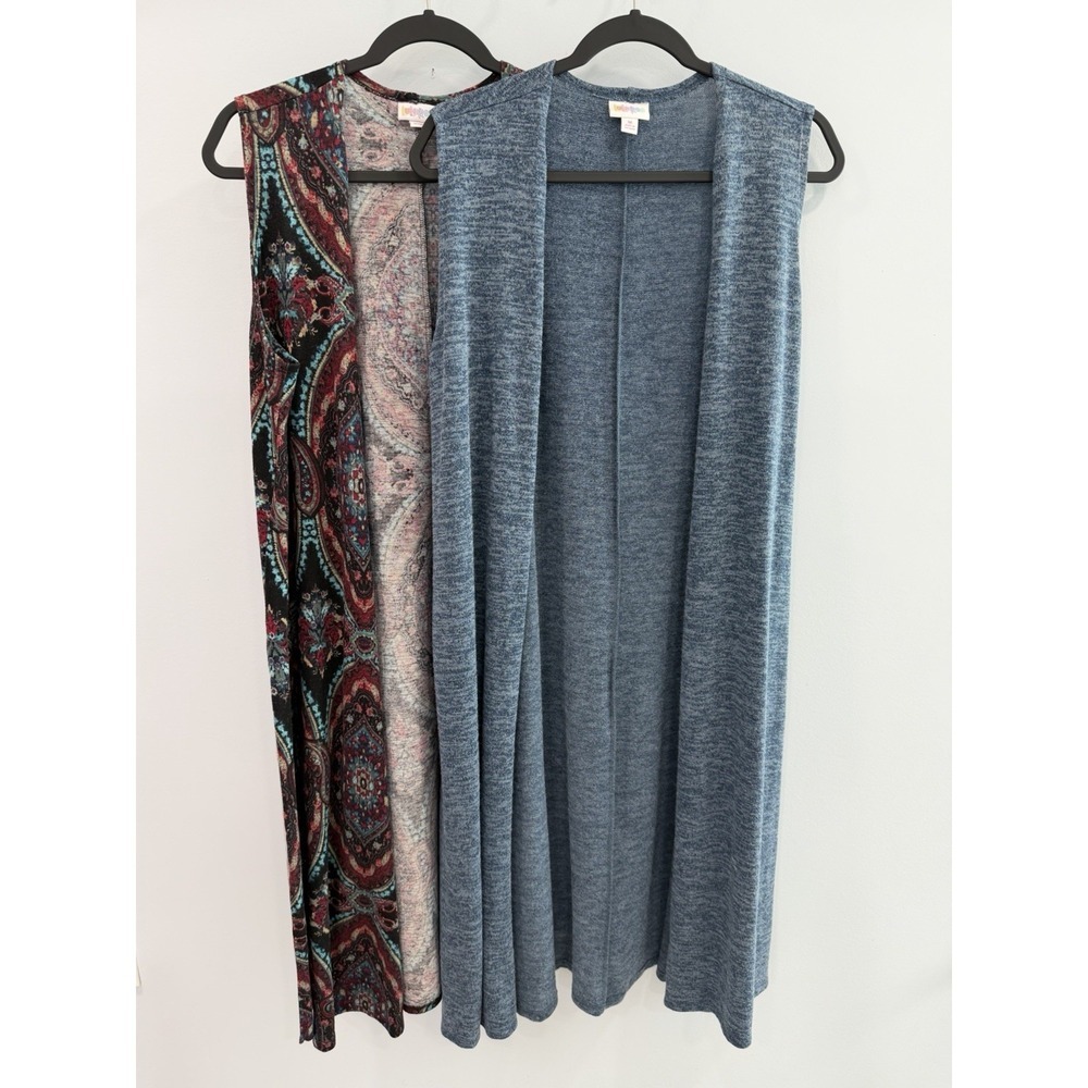 Lularoe Cardigan Bundle Medium Long Duster Open Front Boho Teachercore